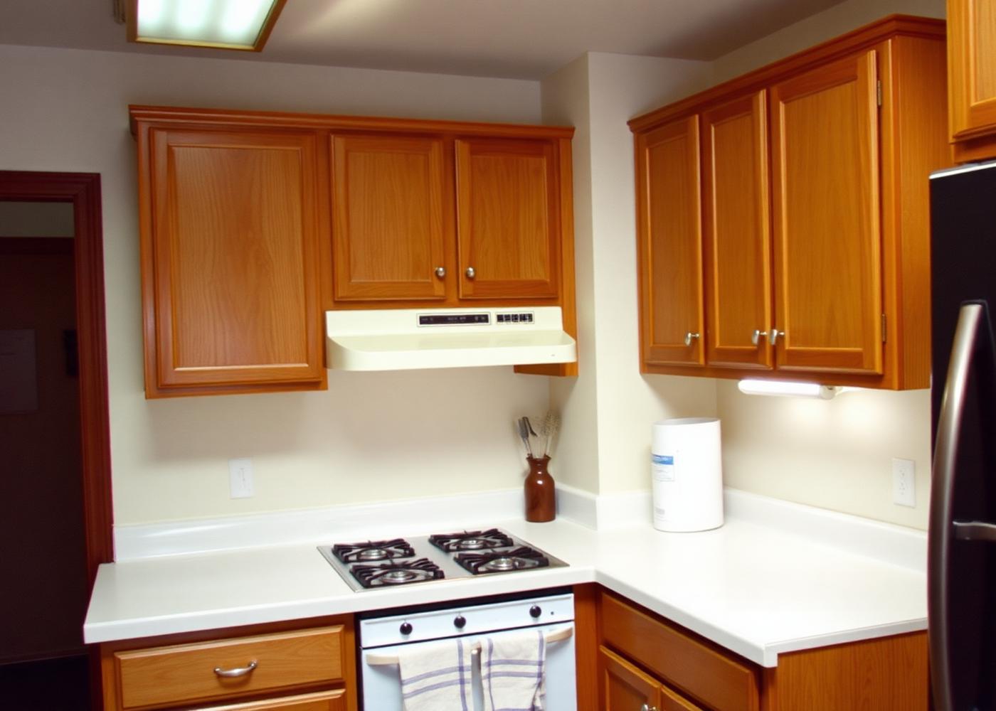 Dated 1990s kitchen before remodel